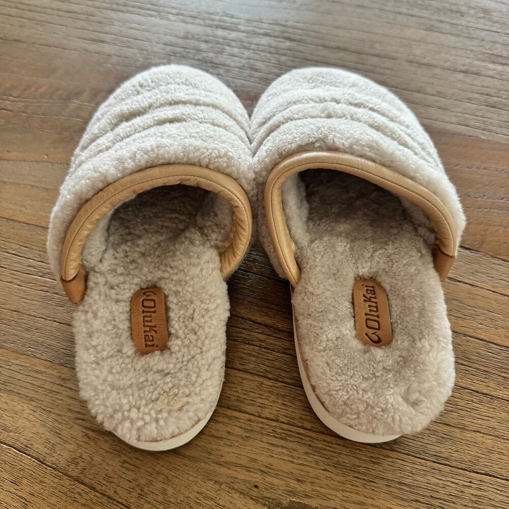 Olukai Pupu Mua Women's Slippers - Size 6 - Picture 4 of 7